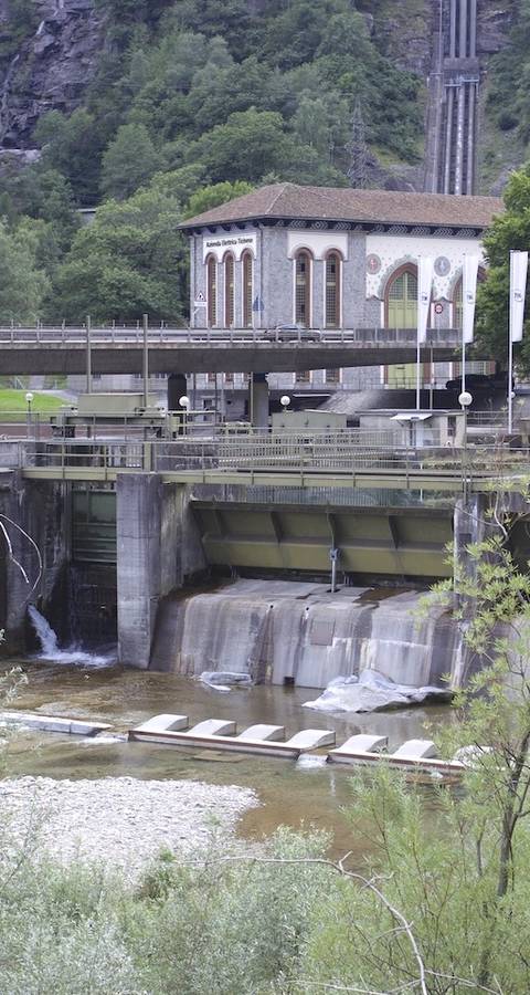 Il fiume Ticino a Lavorgo con 100 litri al minuto