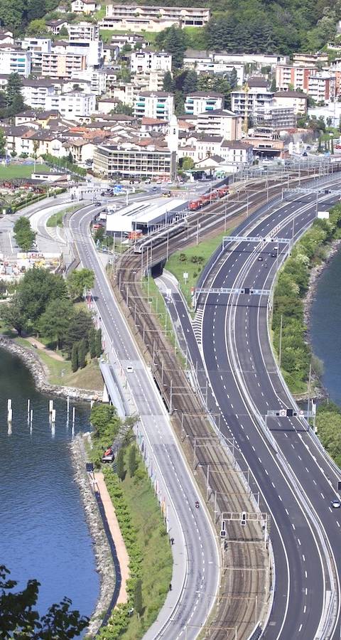 Ponte diga di Melide - asse nevralgico nord-sud